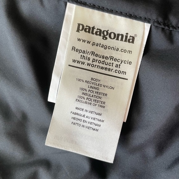 Patagonia Radalie Puffer Jacket Black Small - Picture 12 of 16